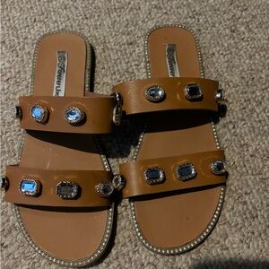 Forever Link Bejeweled Sandals